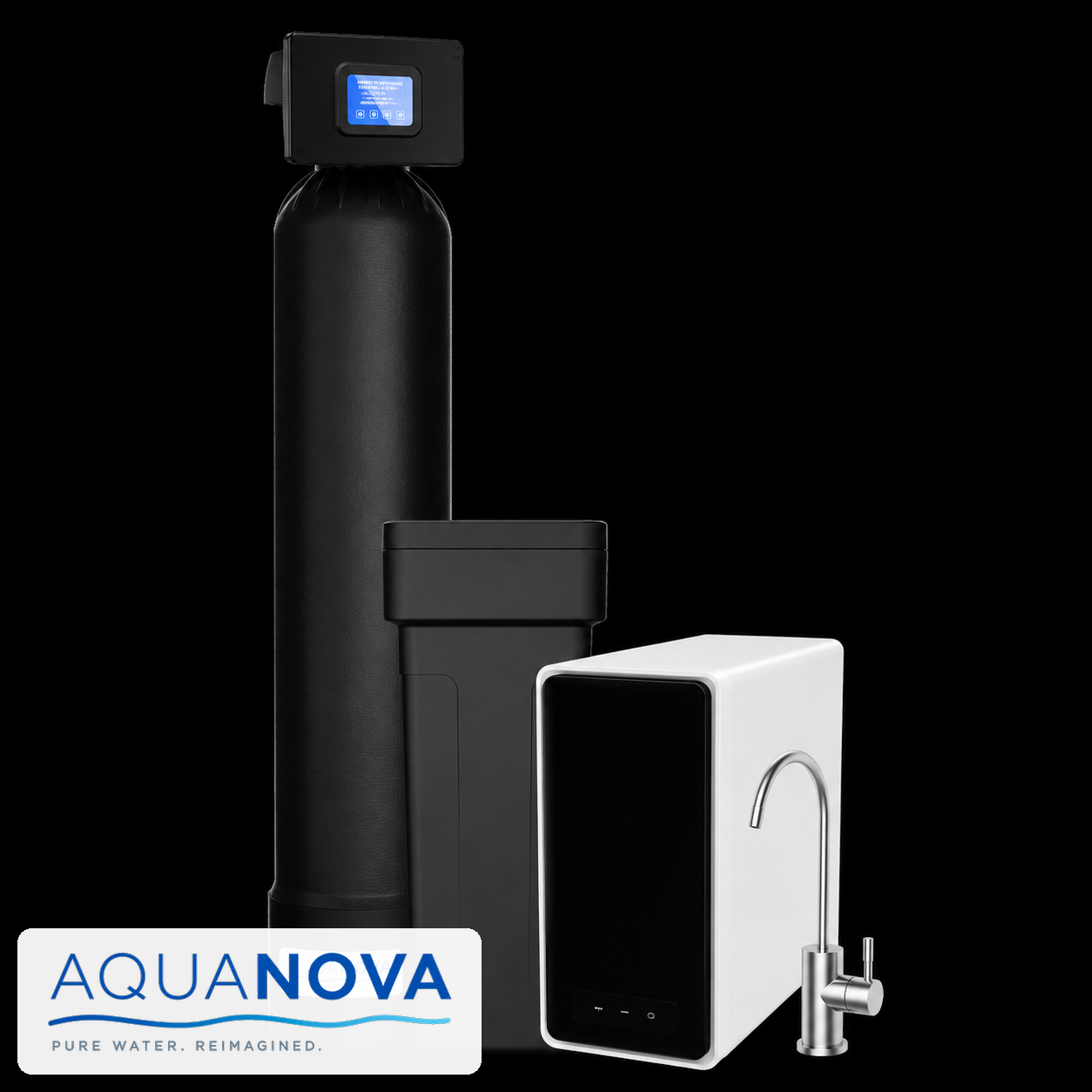 Aquanova water softener and filtration systems
