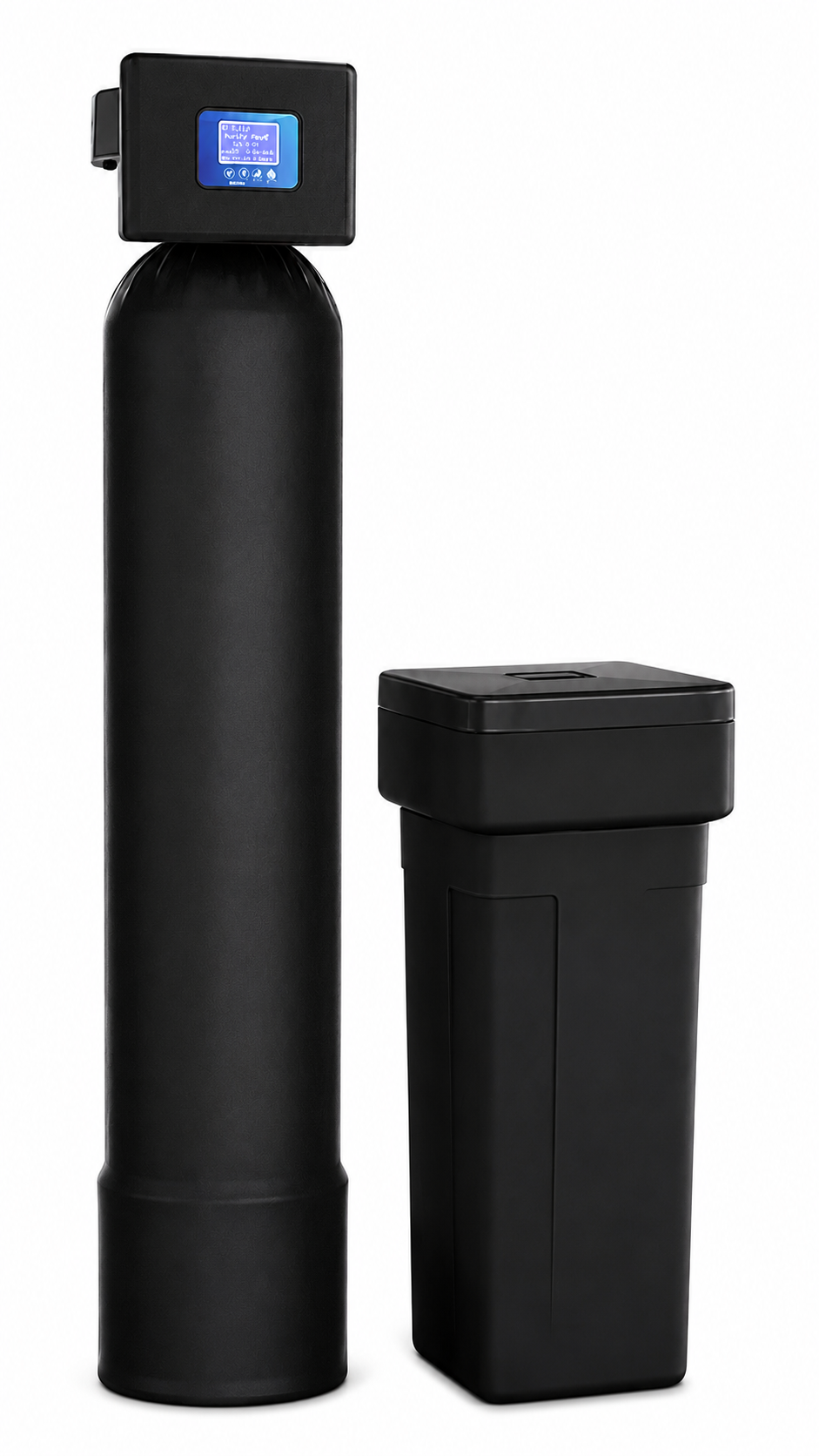 Aquanova whole-home water softener with chlorine filtration